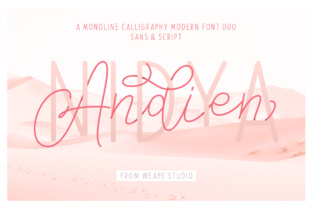 Andien Nidya Duo: A Versatile Script Font for Modern Web Design