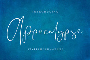 Appocalypse: A Timeless Script Font for Editorial Design