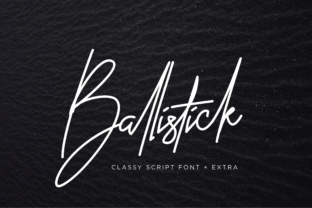 Ballistick: A Script Font That Elevates Web Design