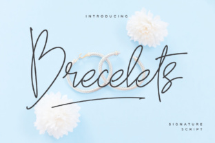 Brecelets: A Script Font for Handmade Typography