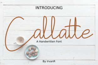 Callatte: A Script Font for Crafters and Product Creators