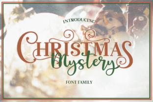 Christmas Mystery Family: A Beautiful Font for Digital Design