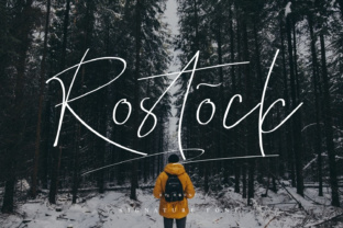 Font Choice That Speaks Volumes: Rostock Duo in Action