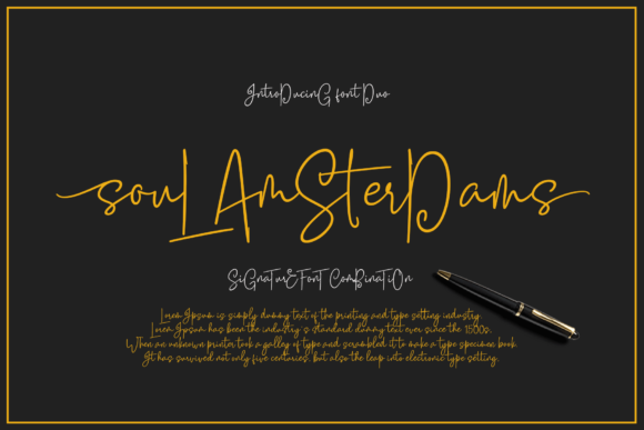 Font That Speaks Your Brand: Soul Amsterdams Duo