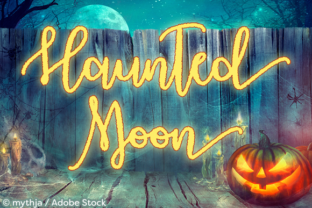 Haunted Moon: A Script Font for Bold Web Design