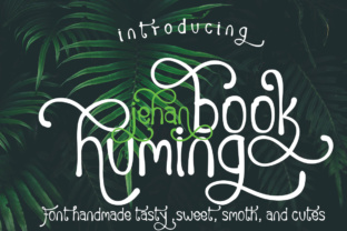 Huming Book: A Script Font for Editorial Elegance