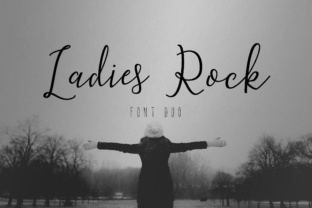 Ladies Rock Duo: A Font for Bold Branding and Visual Impact