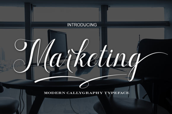 Marketing: A Script Font for Modern Web Design