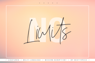 No Limits Font for Branding Projects