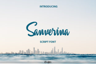Sanverina: A Modern Script Font for Digital Design
