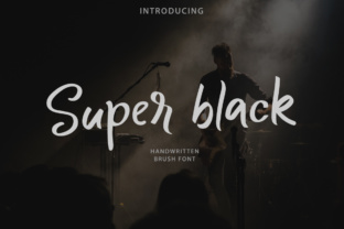 Super Black: A Handwritten Font for Modern Web Design