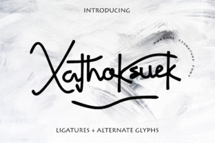 Xathoksuek: A Script Font That Elevates Digital Branding